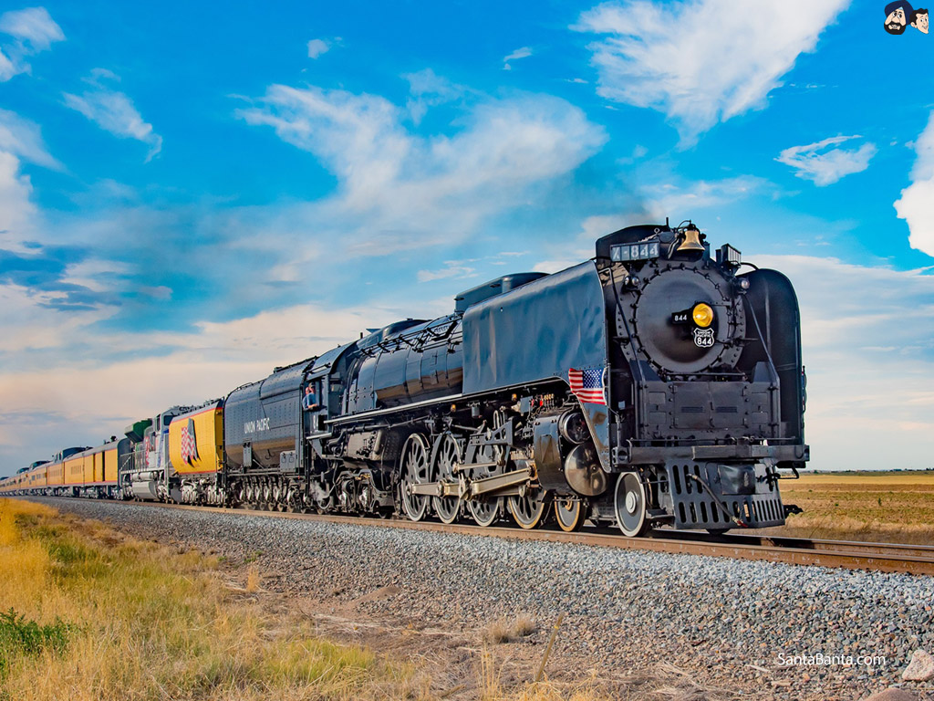Trains - Union Pacific Train - HD Wallpaper 