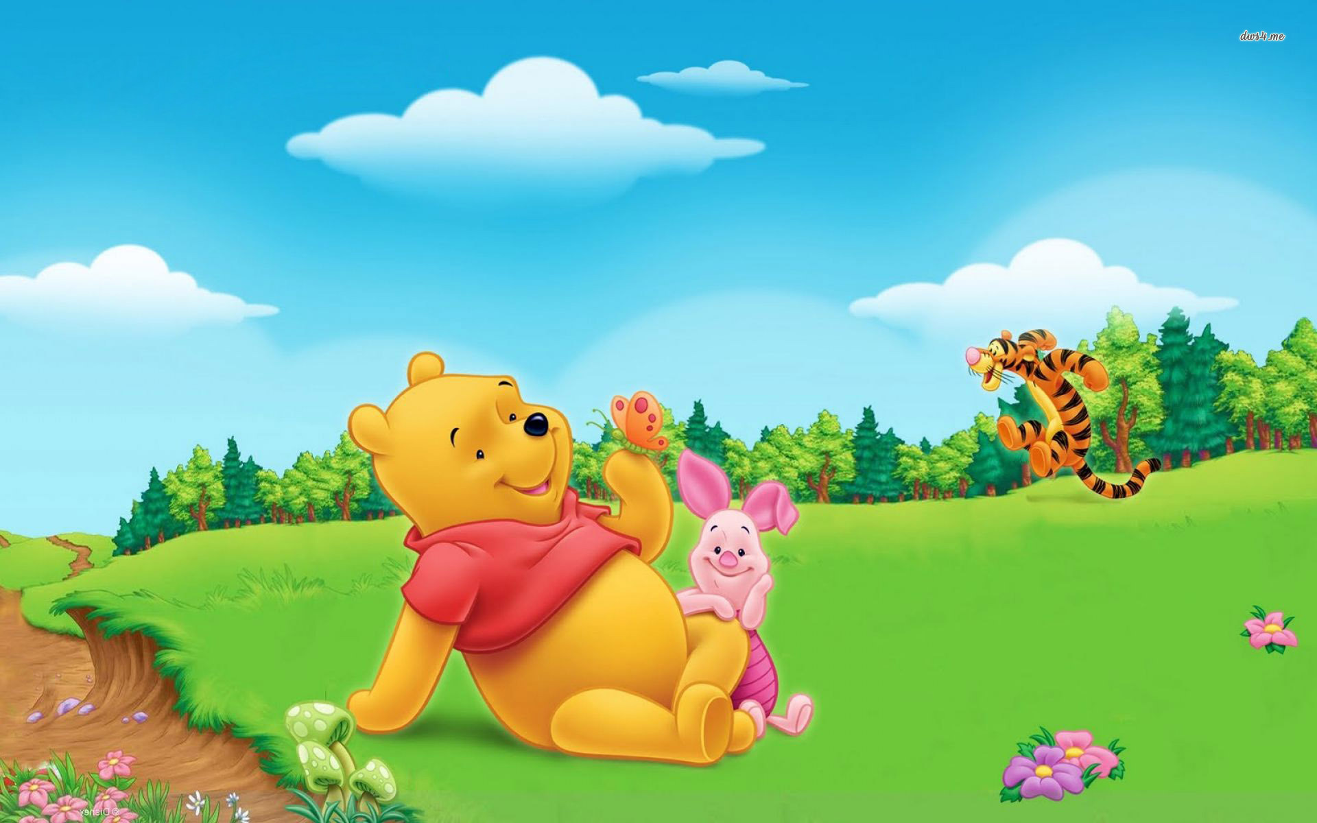 Pooh Bear Wallpaper - Background Winnie The Pooh - HD Wallpaper 