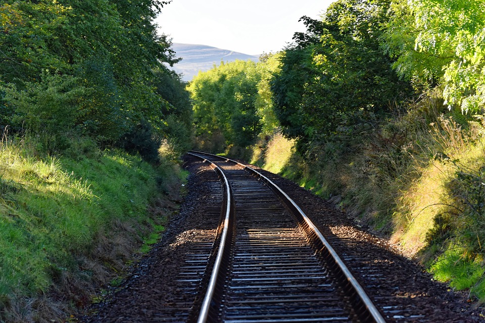 Railway Line - HD Wallpaper 