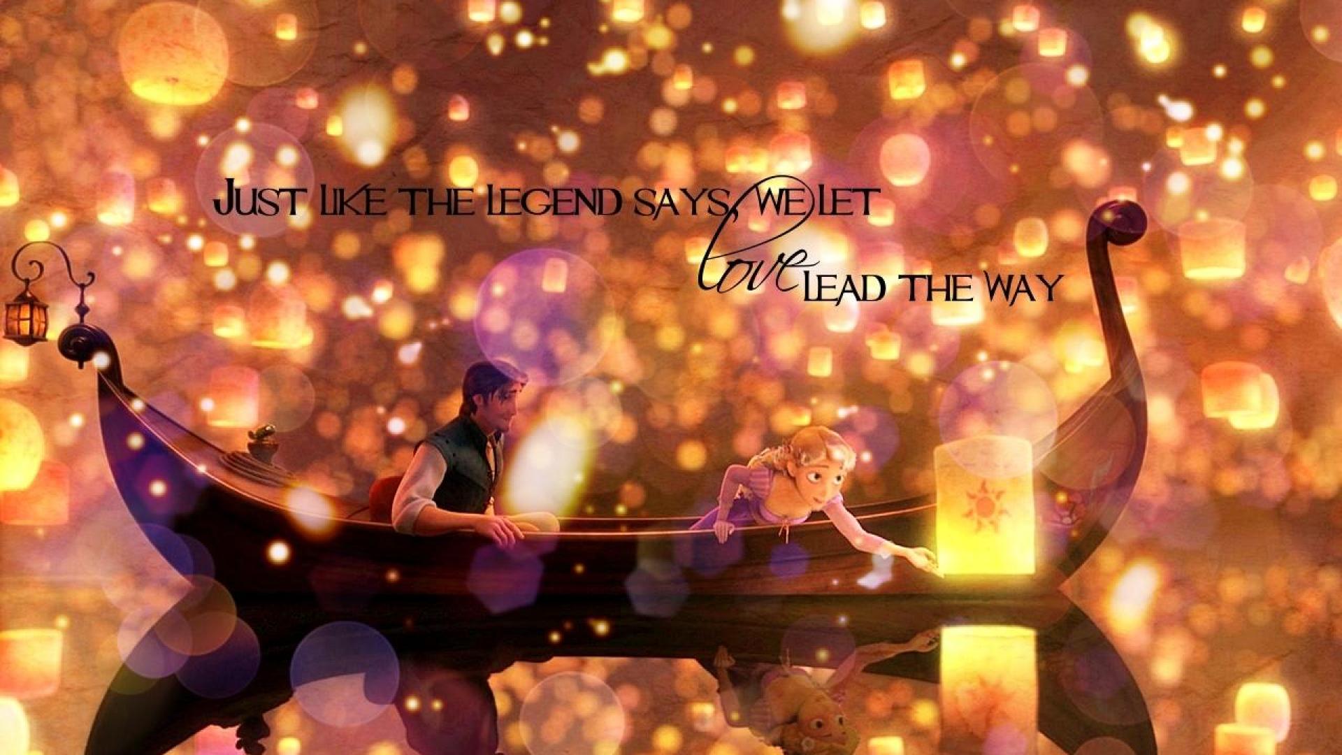 Disney Princesses Desktop Wallpapers, Disney Princesses - We Let Love Lead The Way - HD Wallpaper 