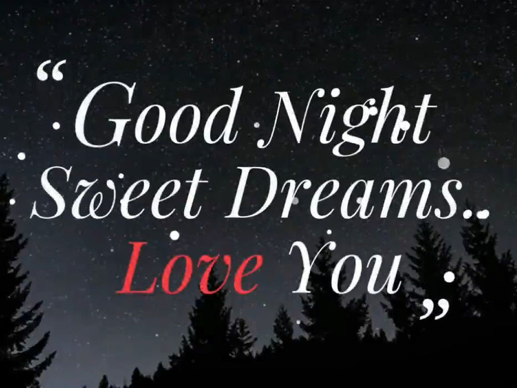 Sweet Dreams Good Night Love Christmas - HD Wallpaper 