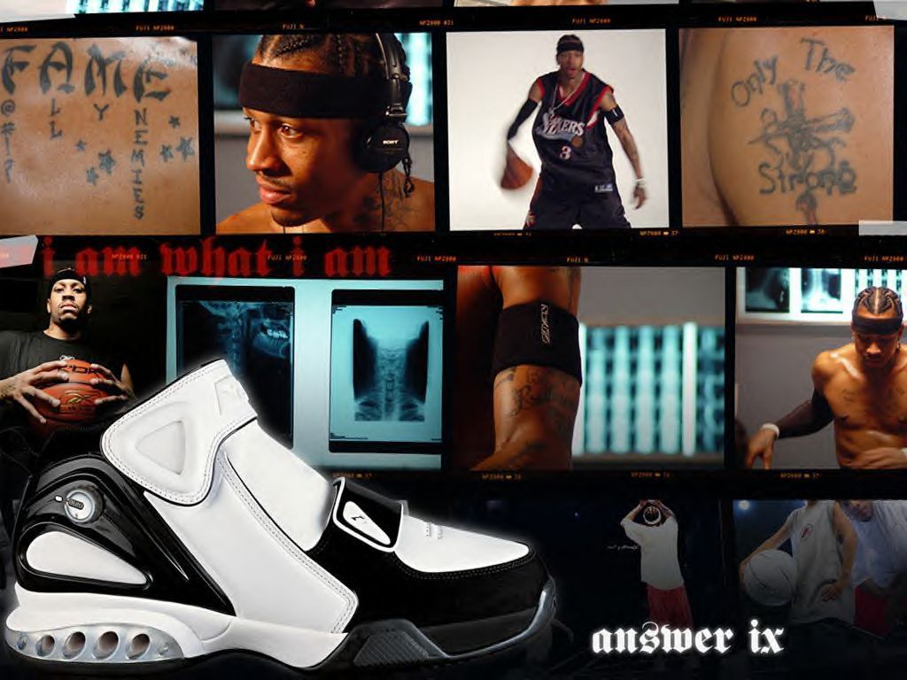 S Shoe - Allen Iverson Fame Tattoo - HD Wallpaper 