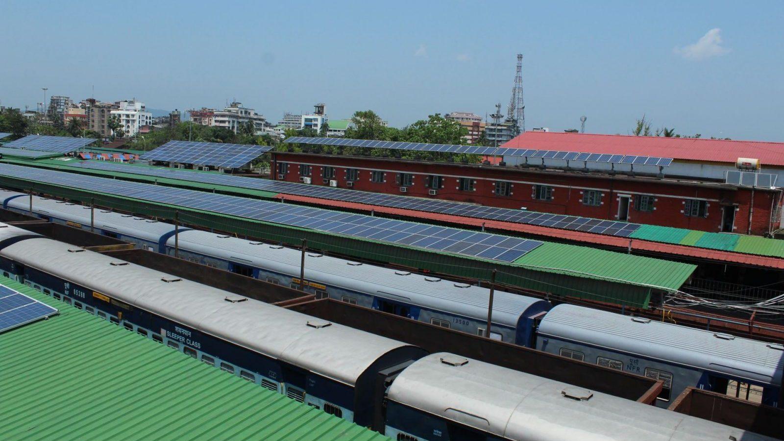 Guwahati Railway Station Solar Power - HD Wallpaper 