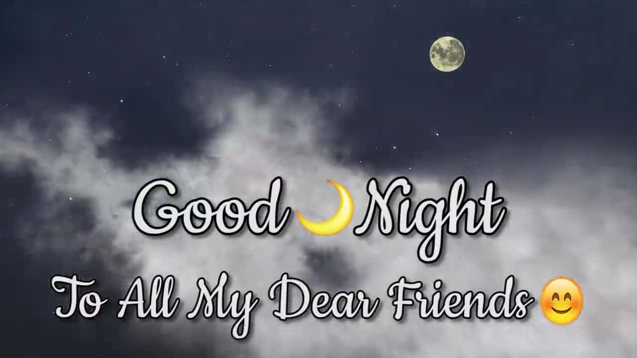 Good Night All Friends - HD Wallpaper 