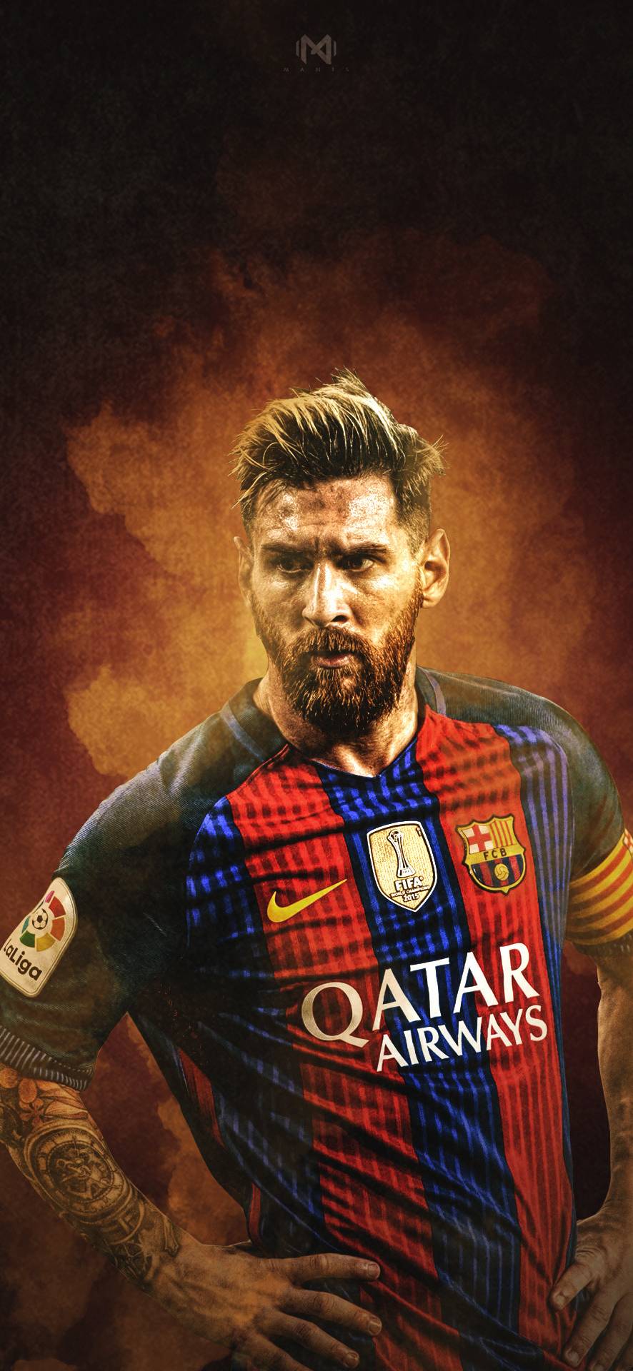 Messi Wallpaper - Full Screen Hd Wallpaper Of Messi - 886x1920 Wallpaper -  