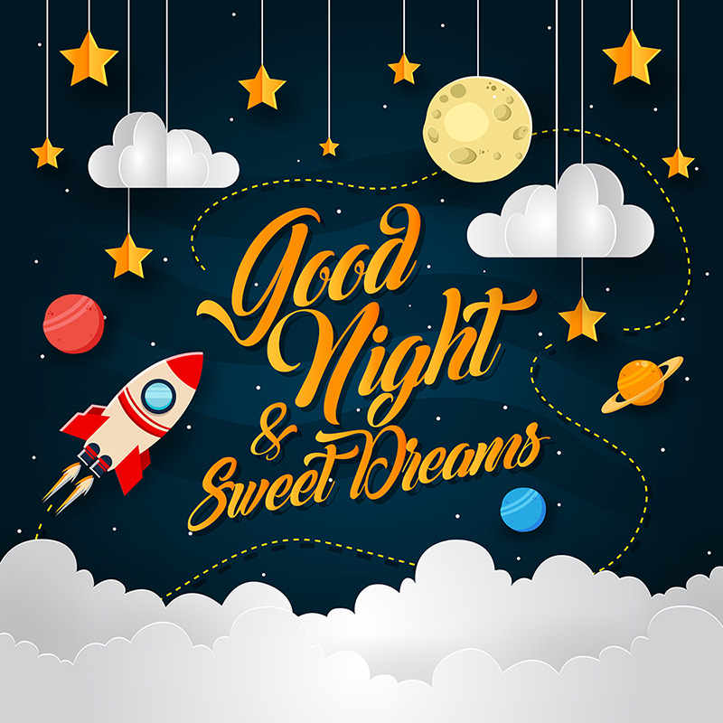 Goodnight Status Image Download - Good Night And Sweet Dreams - HD Wallpaper 