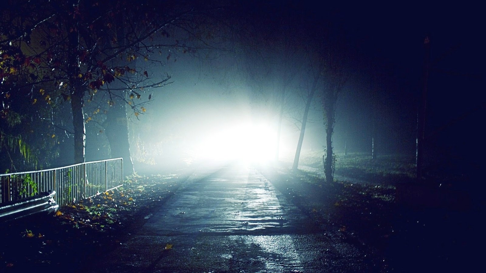 Good Night Wallpapers - Dark Night Street Light - HD Wallpaper 