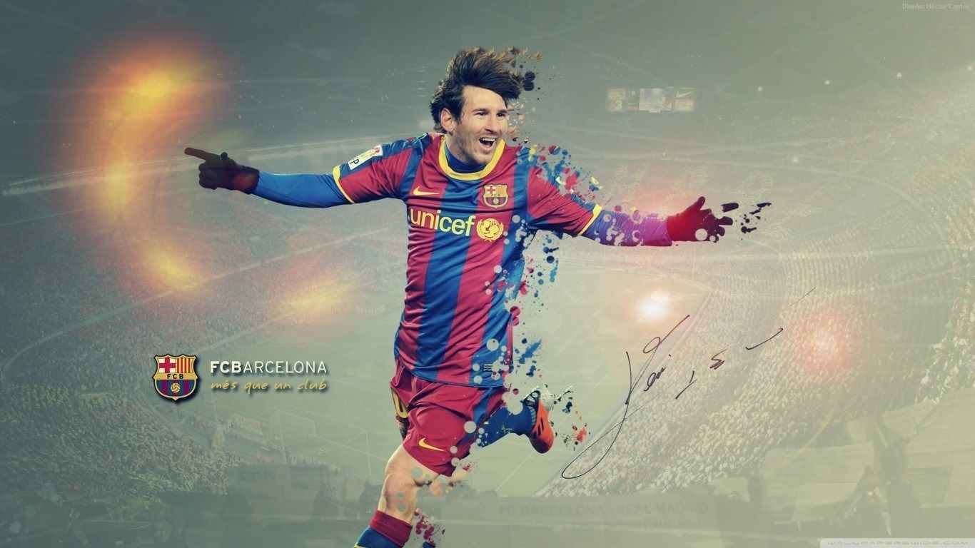 Messi Desktop Wallpaper Hd - HD Wallpaper 