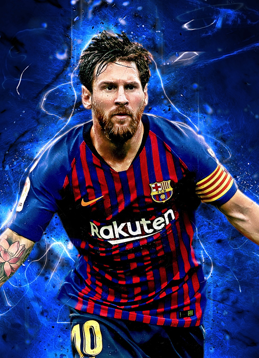 Artwork, Footballer, Celebrity, Lionel Messi, Wallpaper - Messi Wallpaper For Pc - HD Wallpaper 