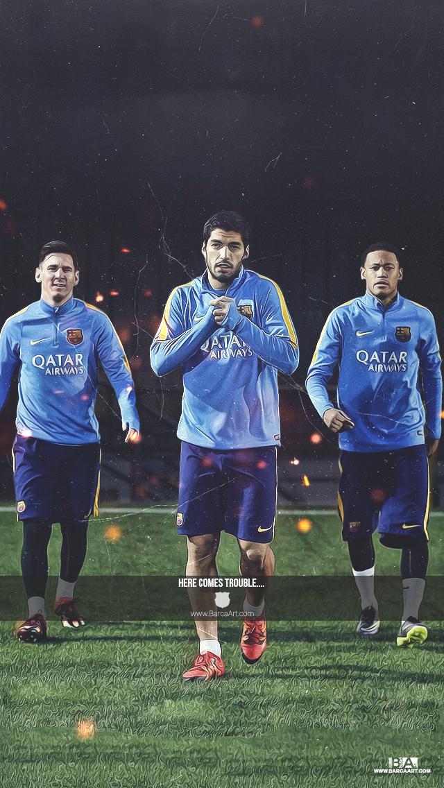 Messi Neymar Suarez 2017 - HD Wallpaper 