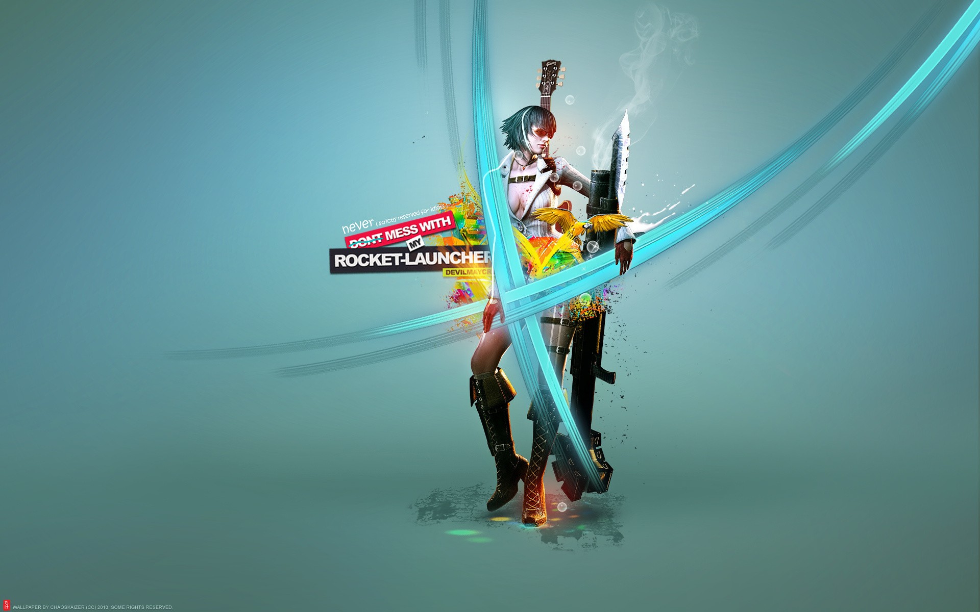 Devil May Cry 4 Lady - HD Wallpaper 