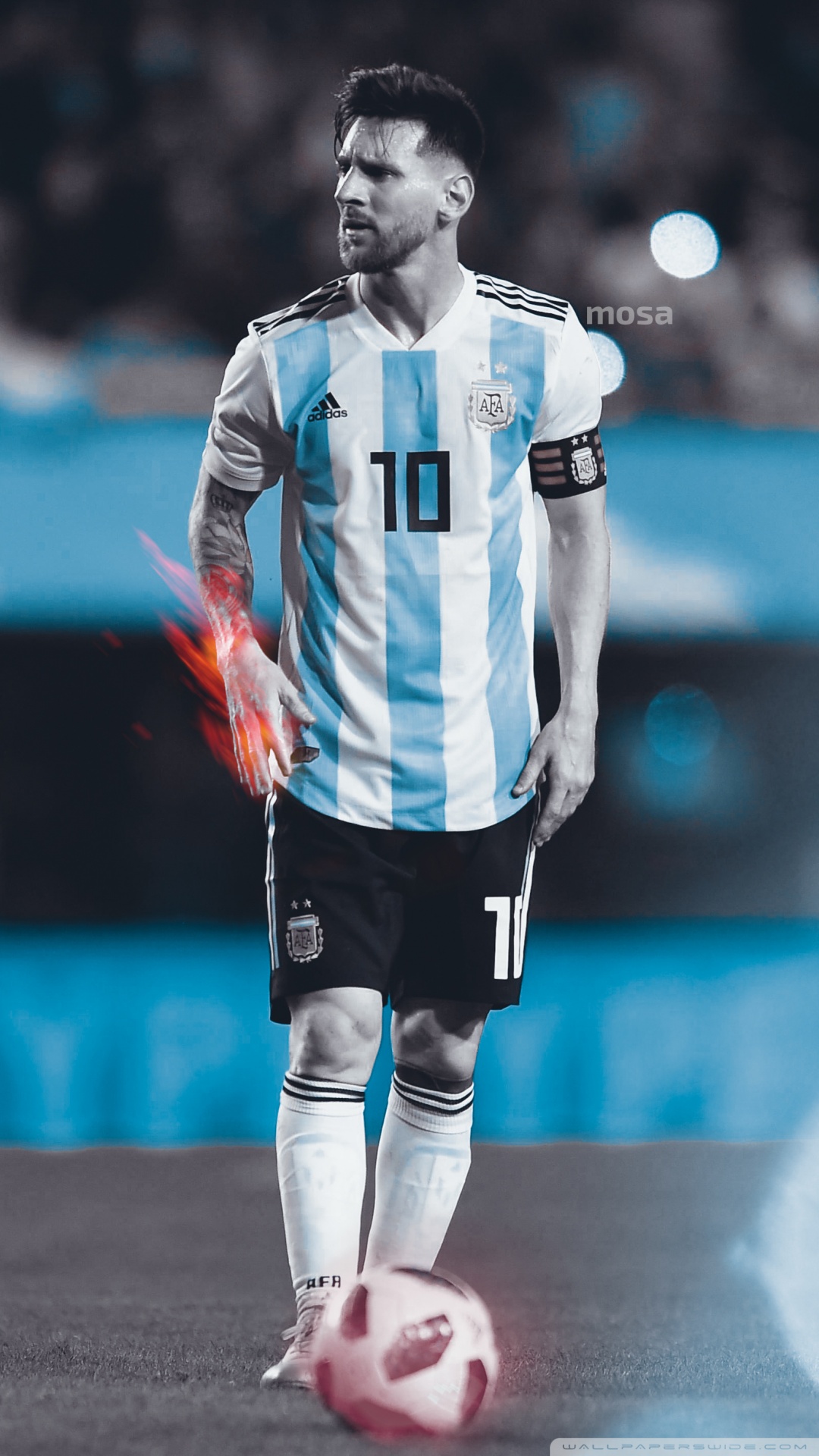 Lionel Messi Argentina Hd - 1080x1920 Wallpaper 