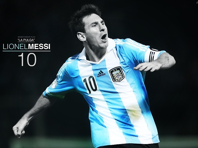 Messi Argentina National Team Wallpaper - HD Wallpaper 