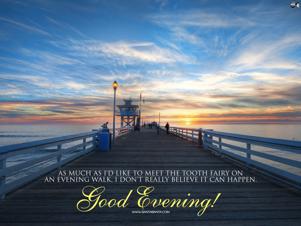 Good Evening Wallpaper - Good Evening To Her - HD Wallpaper 