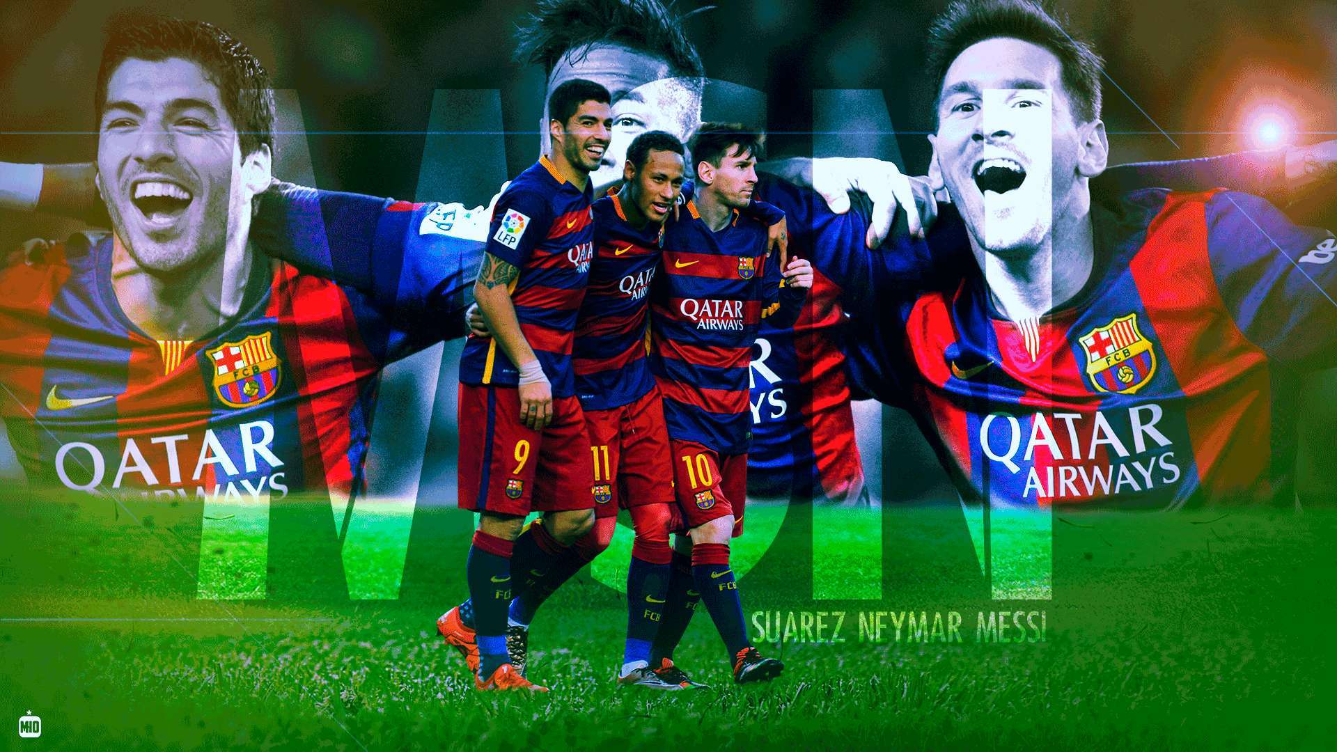 Messi And Neymar Wallpaper - HD Wallpaper 