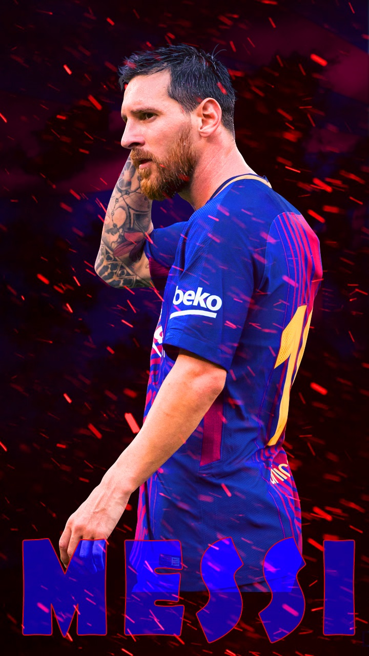 Messi Barcelona 2018 Mobile Wallpaper - Messi Fc Barcelona Wallpaper 2018 - HD Wallpaper 