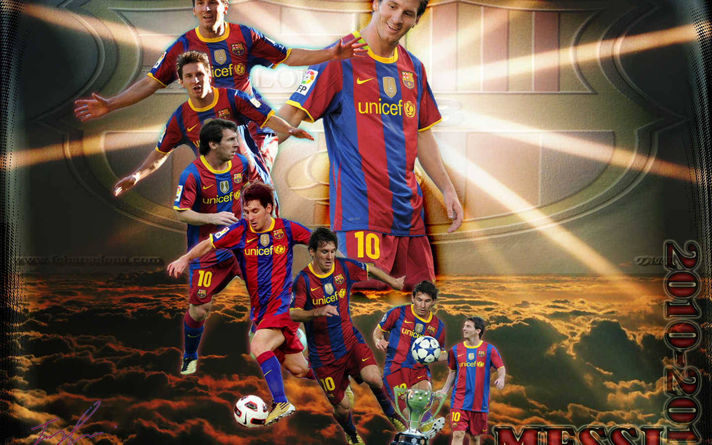 Lionel Messi Fc Barcelona Wallpaper - Fc Barcelona Wallpapers Lionel Messi - HD Wallpaper 