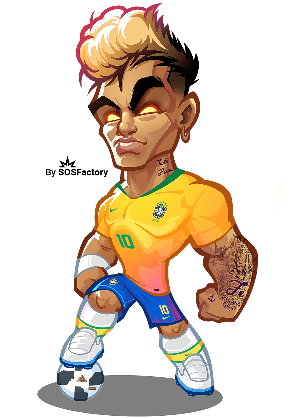 Neymar Cartoon - 1000x1413 Wallpaper Neymar Cartoon - 1000x1413 Wallpaper