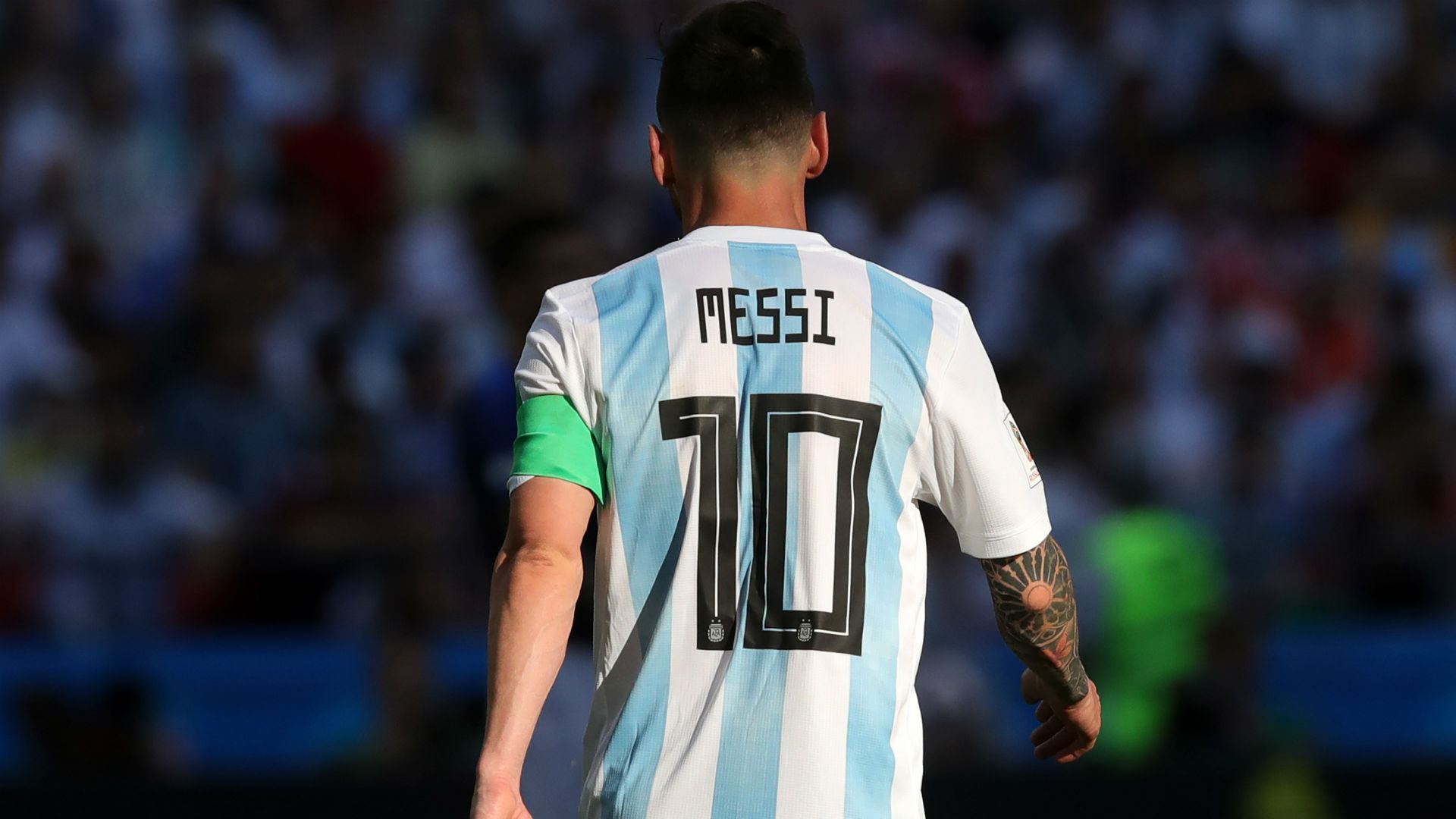 Messi Argentina 2018 Hd - HD Wallpaper 