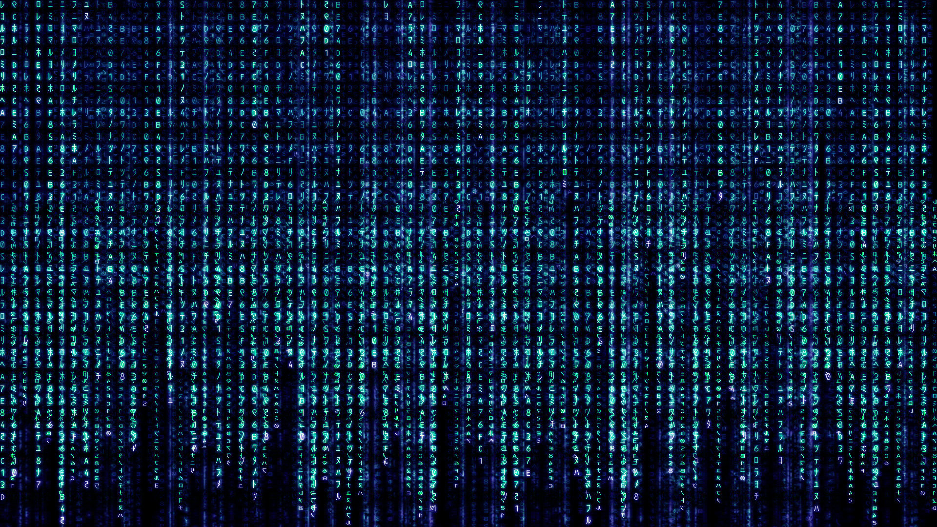 Matrix Code Wallpapers Falling Blue Matrix Code Hd - Fondos De Pantalla De Tecnologia - HD Wallpaper 