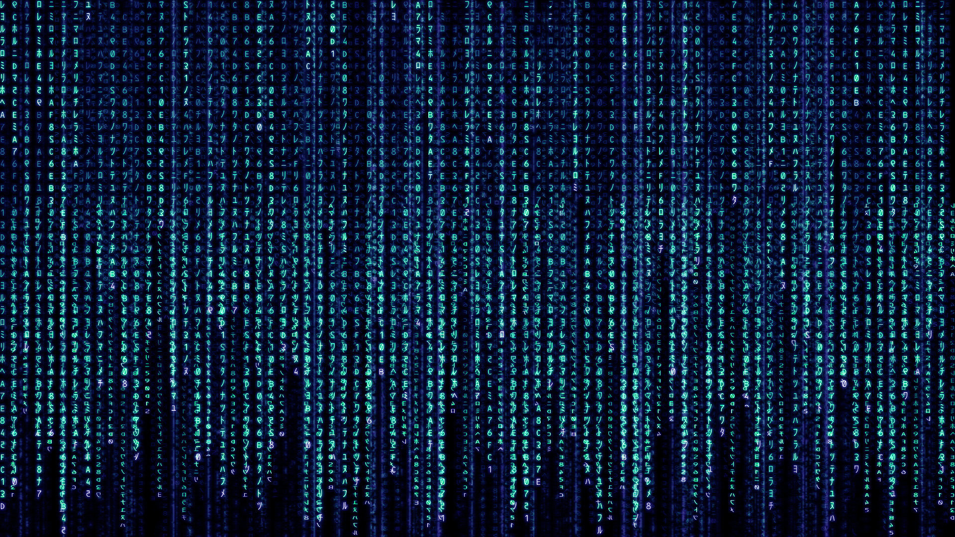 Matrix Code Wallpapers Falling Blue Matrix Code Hd - Fondos De Pantalla De Tecnologia - HD Wallpaper 
