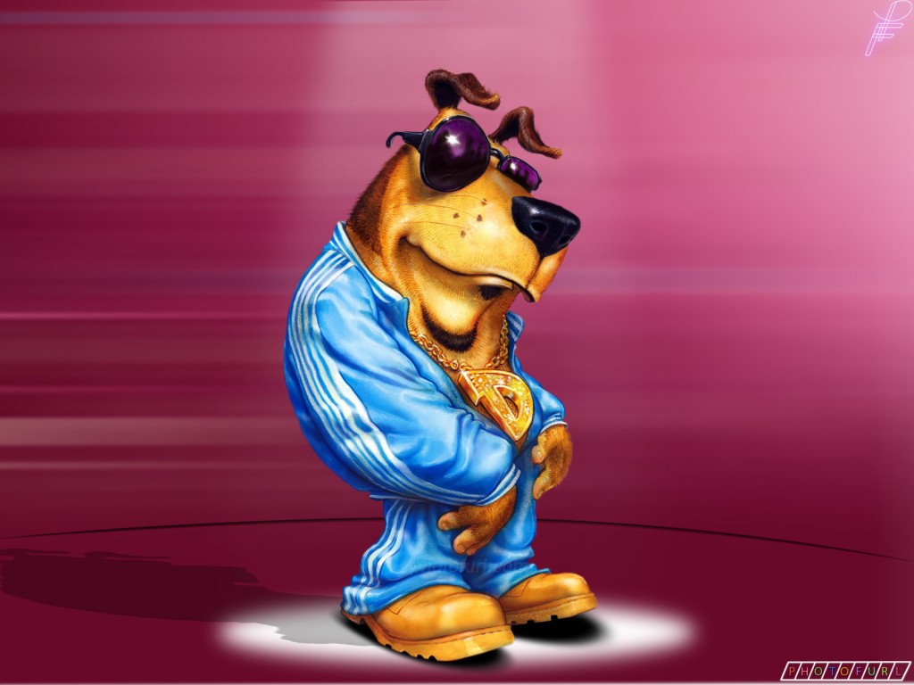 Desktop Cartoon Dog Wallpaper Download - Cool Cartoon Photos Hd - HD Wallpaper 