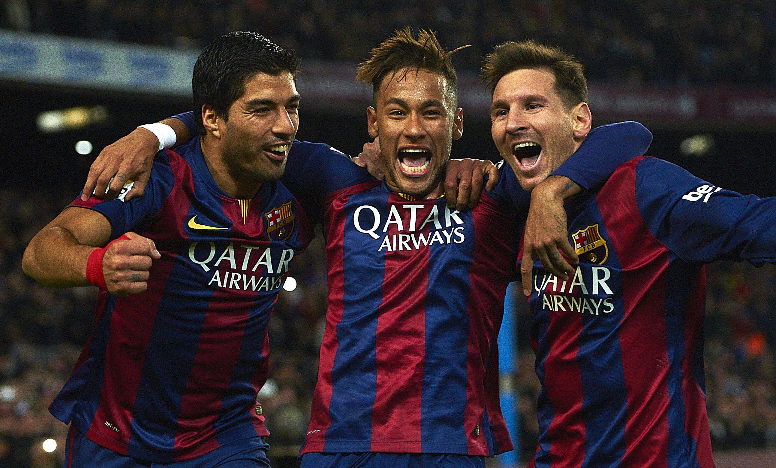 Neymar Messi E Suarez - HD Wallpaper 