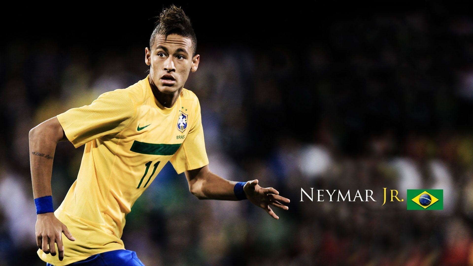 Neymar Brazil 2014 Scoring Wallpaper - Neymar Santos Da Silva 2013 - HD Wallpaper 