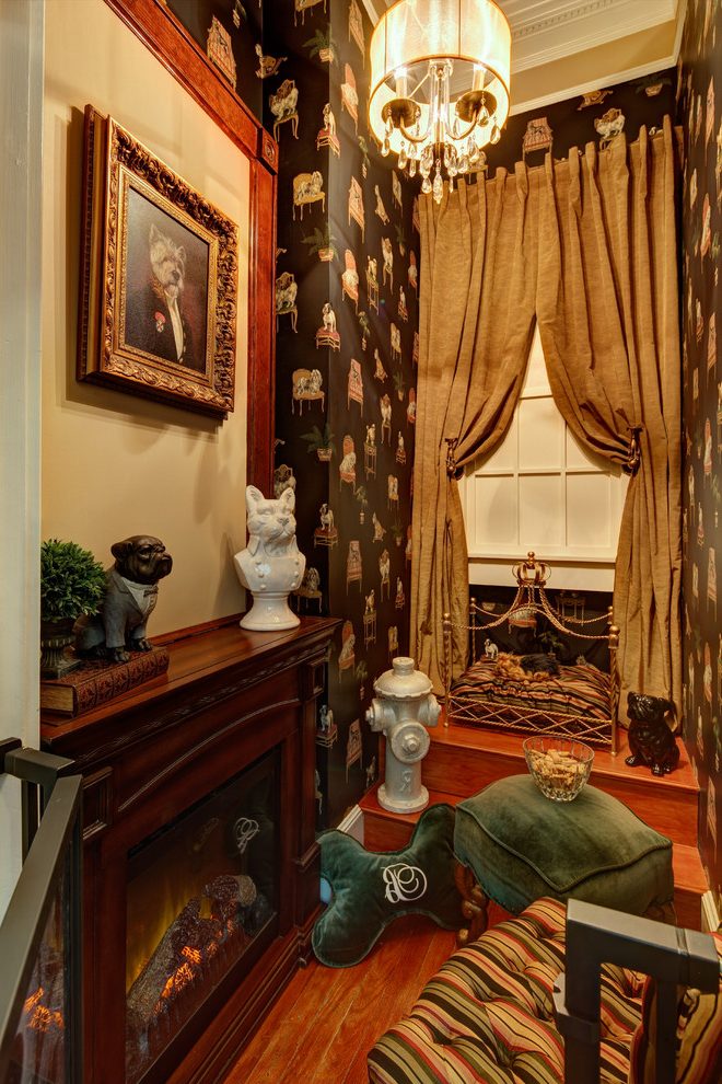 Themed Statues Traditional Closet Dog Sculpture And - Window Covering - HD Wallpaper 