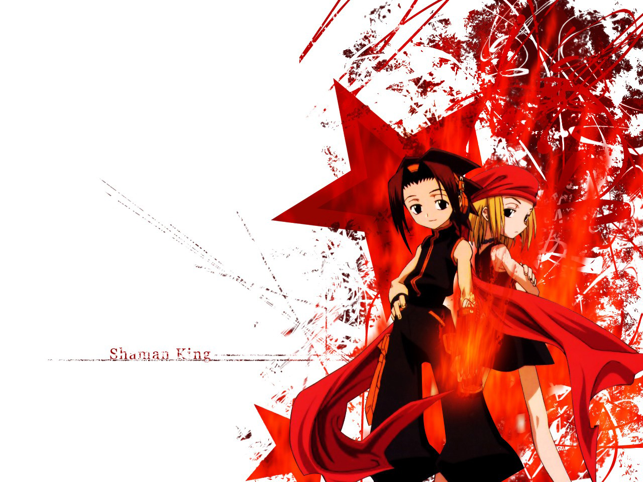 Hiroyuki Takei, Xebec, Shaman King, Yoh Asakura, Anna - Shaman King Wallpaper 4k - HD Wallpaper 