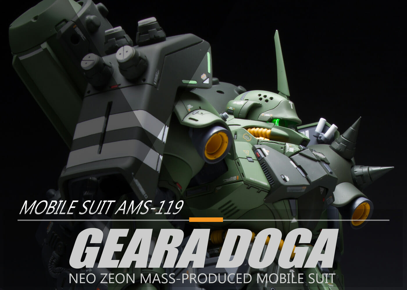Industriac Gear - Bandai Hobby Master Grade Geara Doga Action Figure - HD Wallpaper 