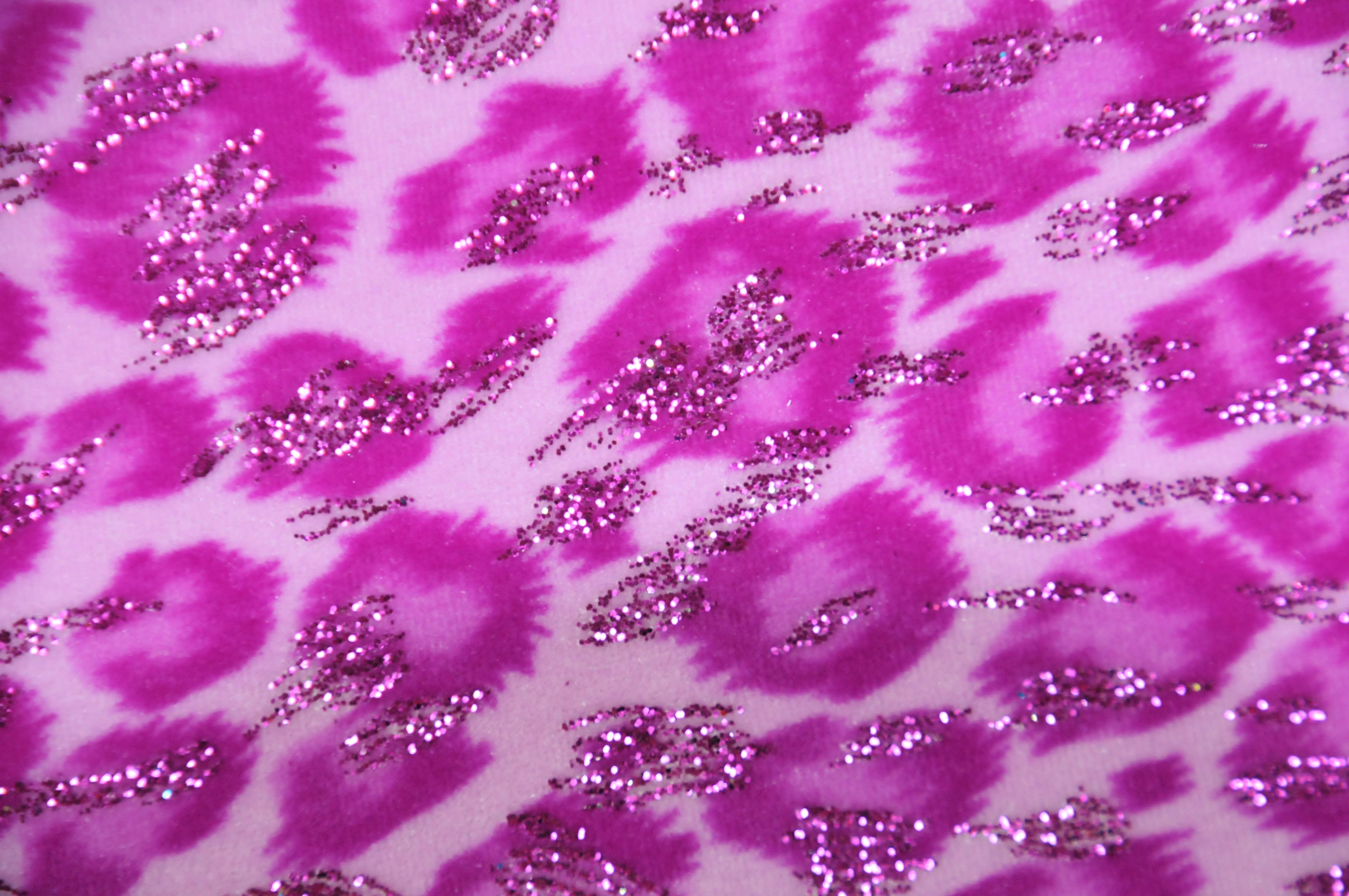 Sparkly Pink Cheetah Print - HD Wallpaper 