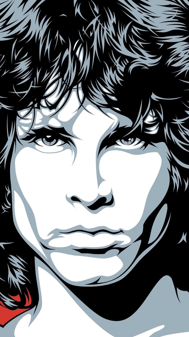 Art, Jim Morrison, The Doors Photo - Jim Morrison Wallpaper Phone - HD Wallpaper 