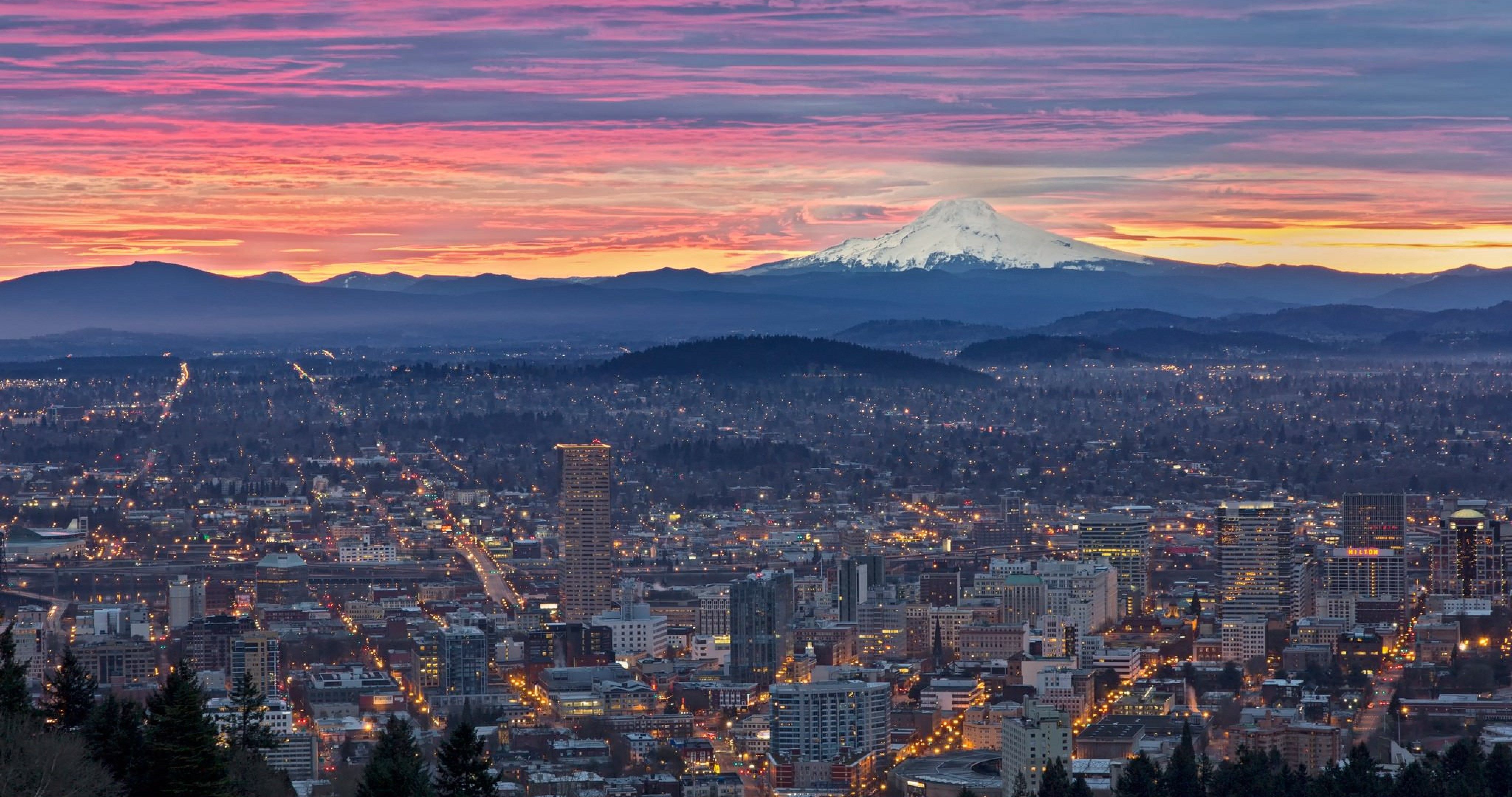 Portland Oregon Desktop Background - HD Wallpaper 