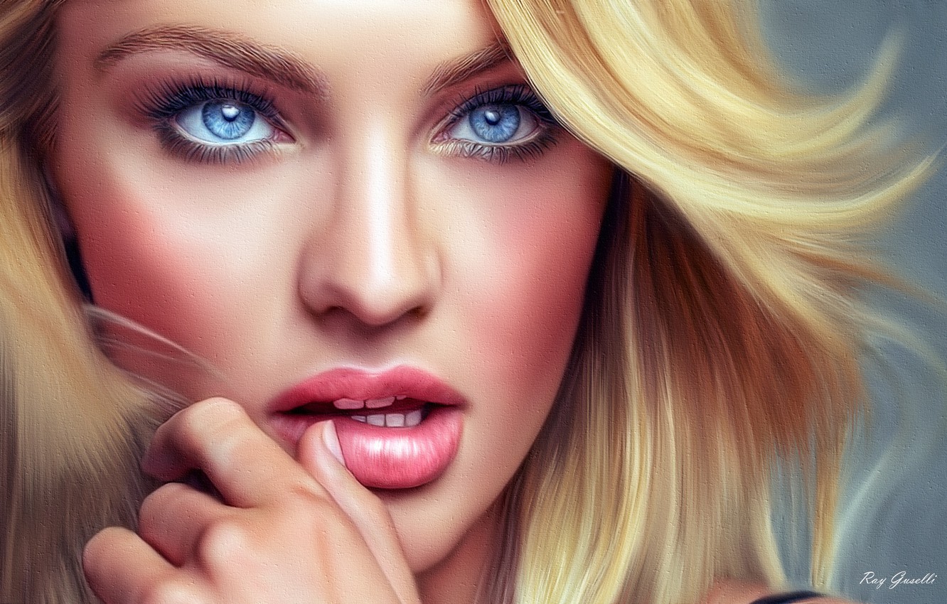 Photo Wallpaper Girl, Face, Beautiful, Candice Swanepoel, - Hollywood Heroine Top 10 - HD Wallpaper 