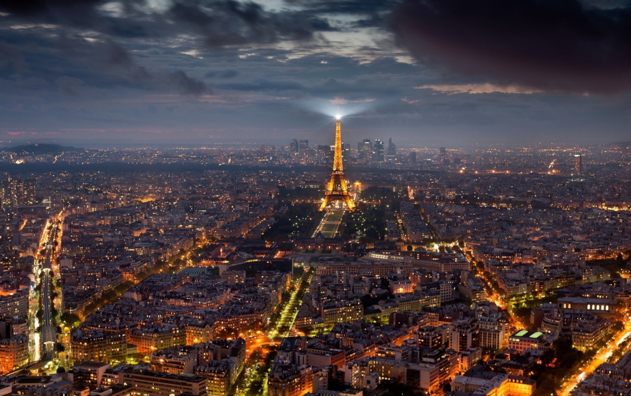 Paris Night Cityscape Wallpapers - Paris - HD Wallpaper 