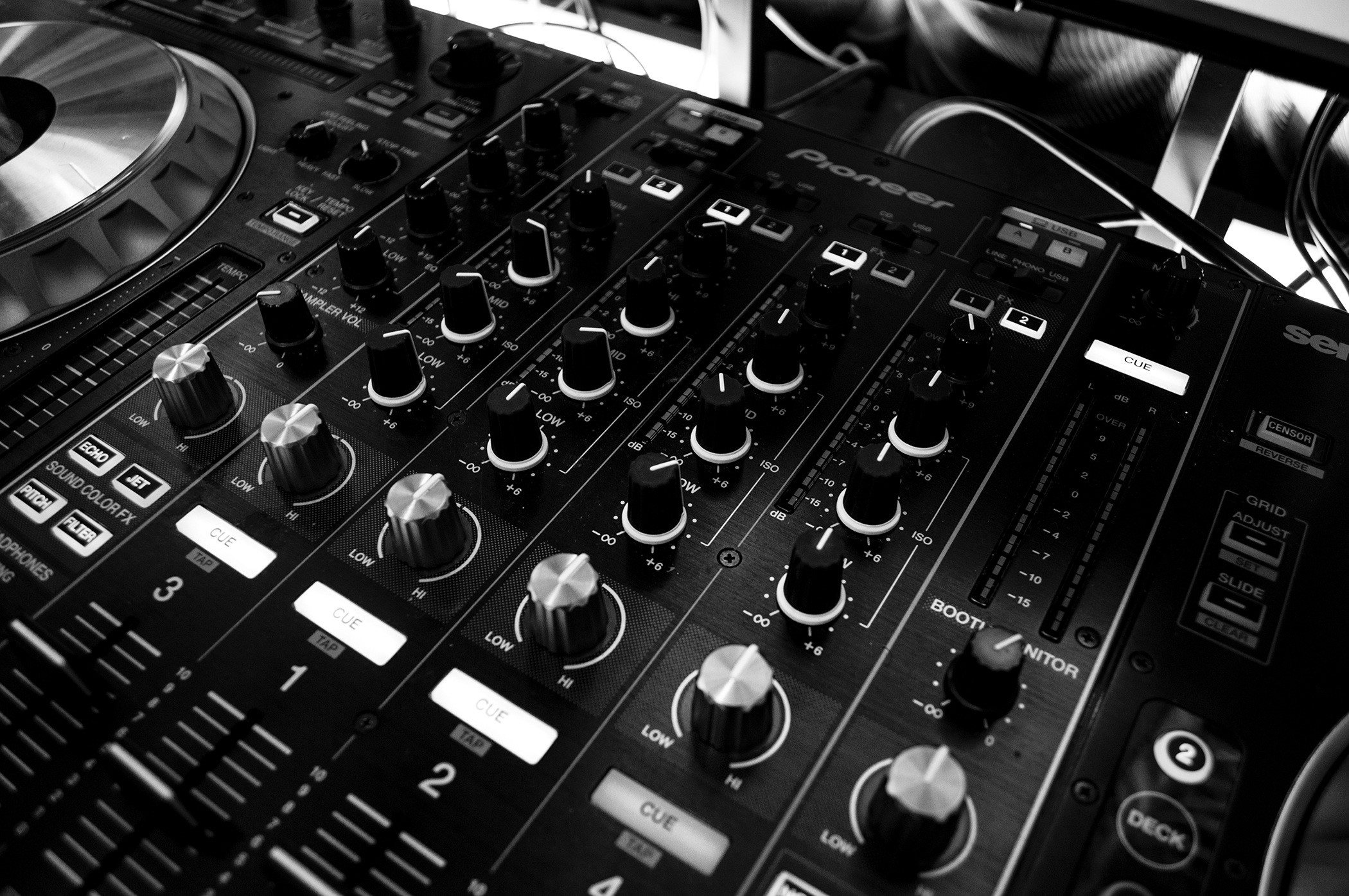 Mixer Dj Musik Schwarz Weiã Audio Panel Wallpaper - Free Stock Photos Dj - HD Wallpaper 