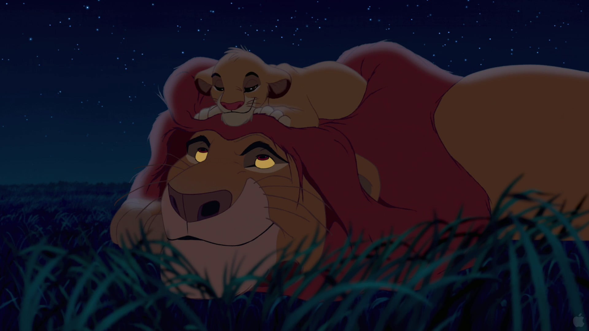 Lion King Simba And Mufasa - HD Wallpaper 