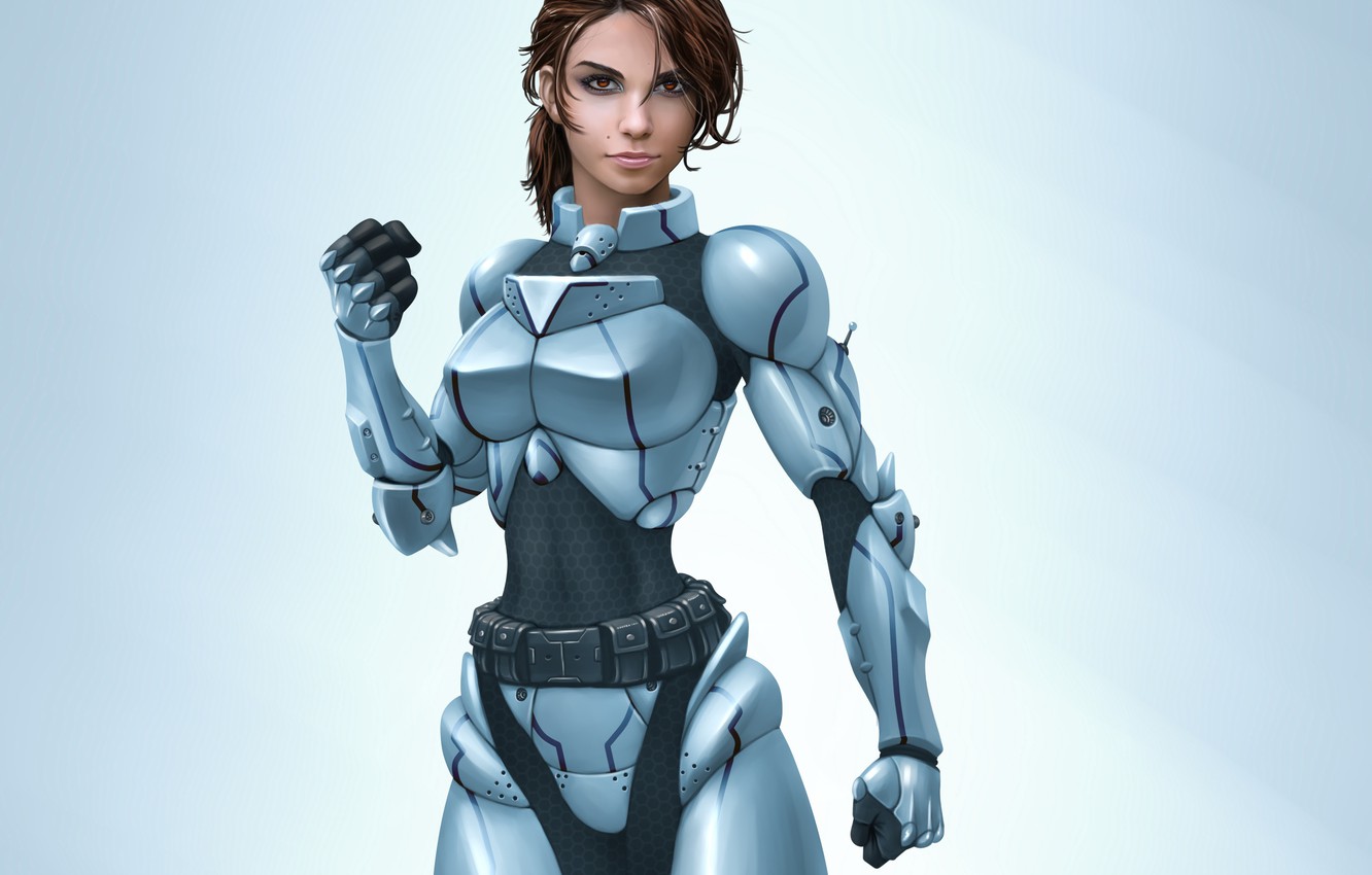 Photo Wallpaper Armor, Art, Hero, Layla - Armour - HD Wallpaper 