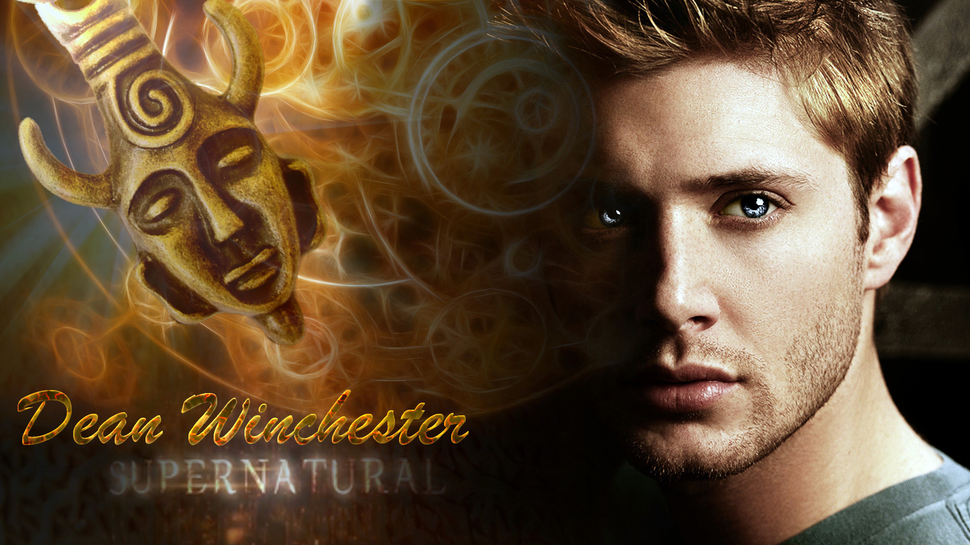 Supernatural Dean Wallpaper Wallpaper - Jensen Ackles - HD Wallpaper 