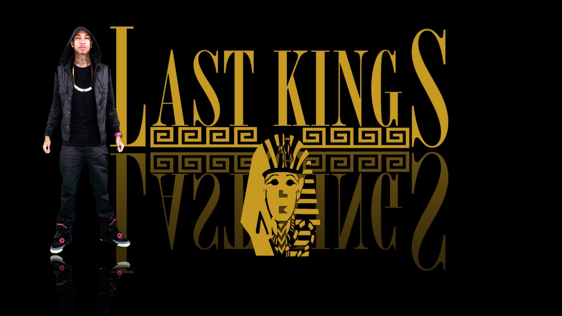 Data Src Large Last Kings Logo Gold Wallpaper - Last King Logo Tyga - HD Wallpaper 