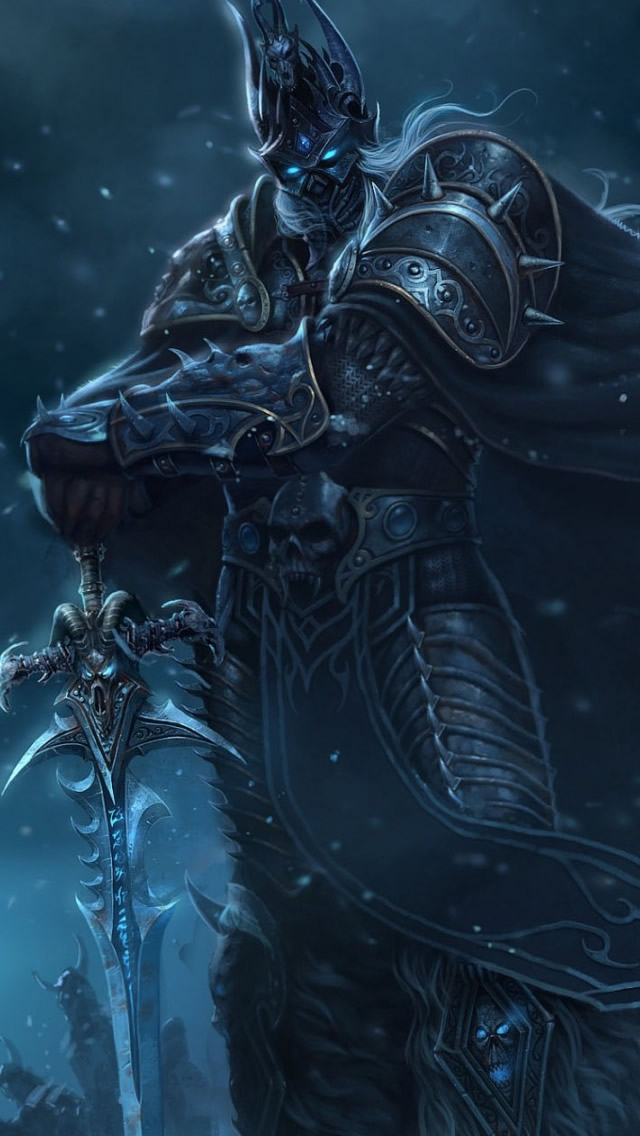 Wow Lich King Iphone Wallpaper - Wow Wallpaper For Iphone - HD Wallpaper 