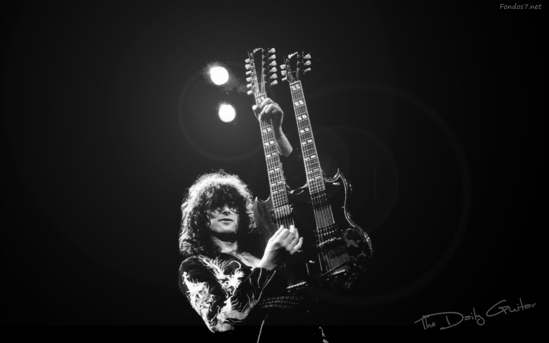 Gibson Les Paul Wallpaper 
 Data Src Top Gibson Sg - Led Zeppelin The Song Remains The Same Show Jimmy Page - HD Wallpaper 
