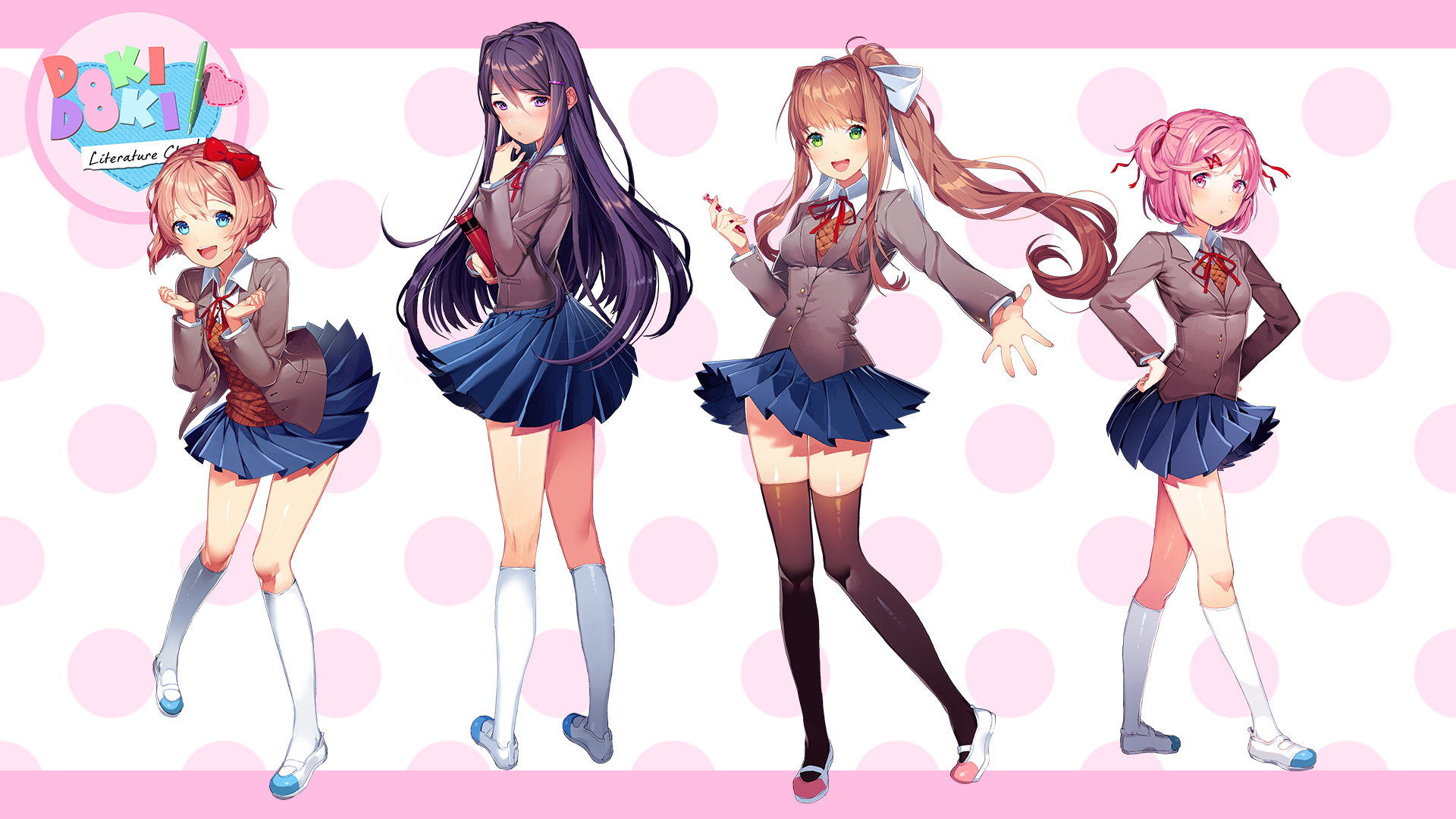 Doki Doki Literature Club - HD Wallpaper 