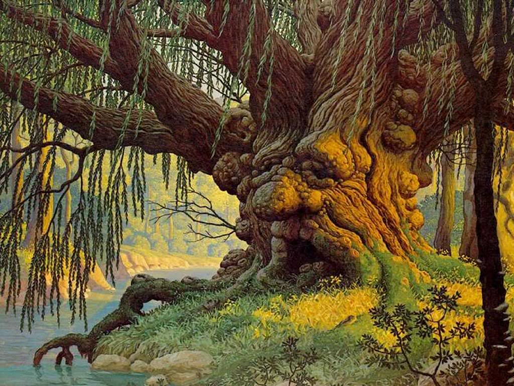 Vintage Lord Of The Rings Art - HD Wallpaper 