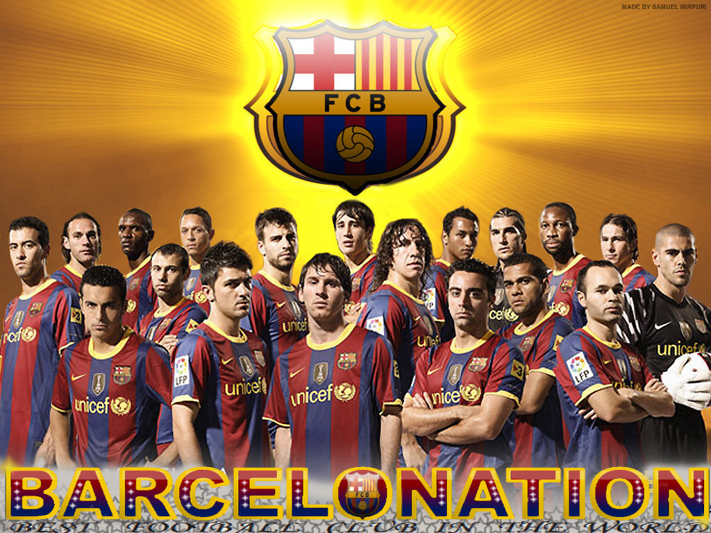 Season 2010/11 Squad - Fc Barcelona 2010 11 Squad - HD Wallpaper 