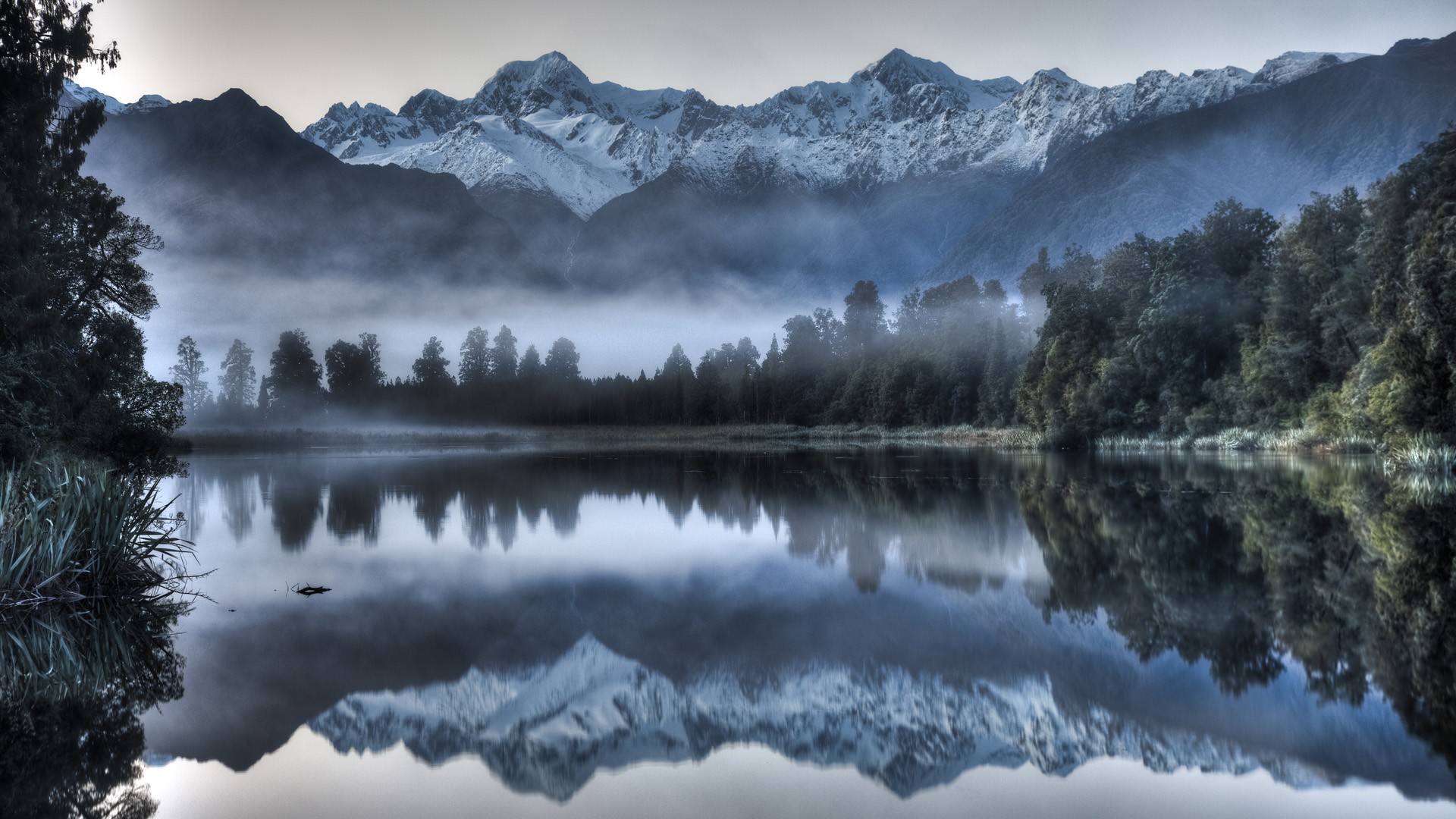 New Zealand Wallpaper - Lake Matheson - HD Wallpaper 