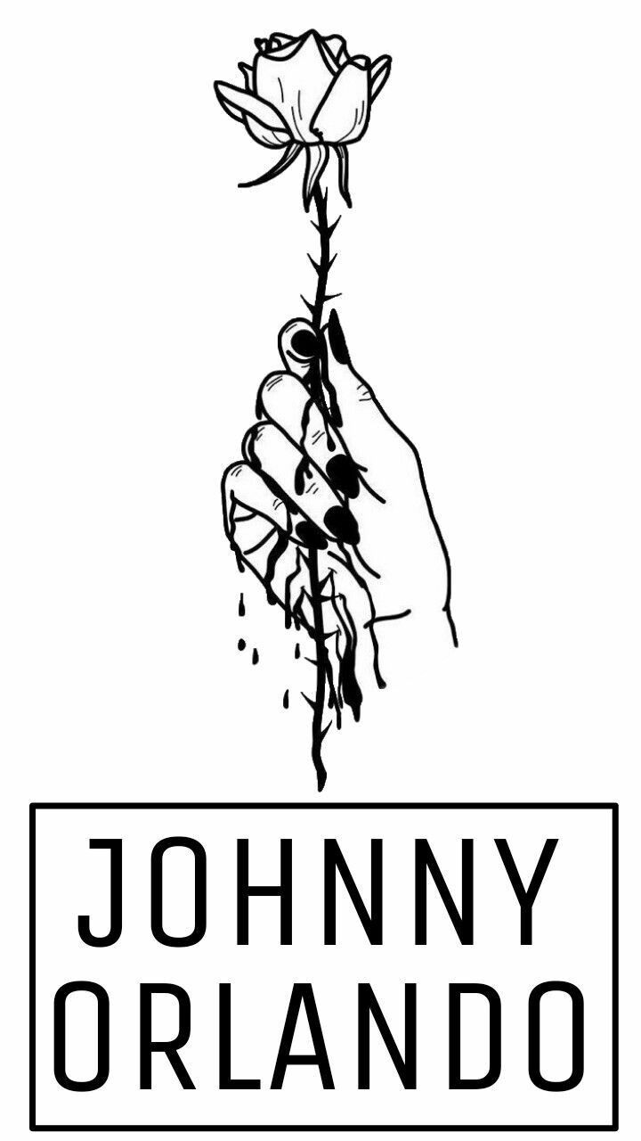 Rose In Hand Sketch - HD Wallpaper 