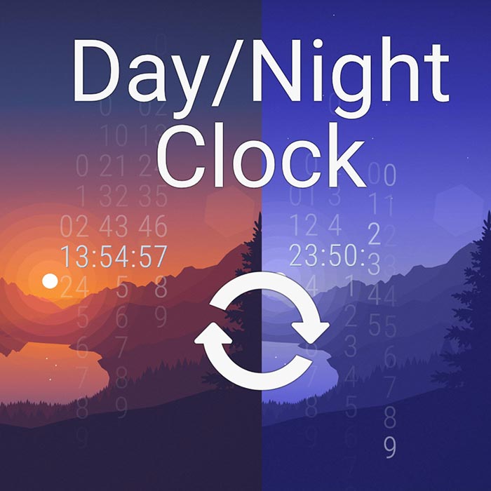 Day/night Cycle Slide Clock Wallpaper Engine - Engine Day Night Cycle - HD Wallpaper 