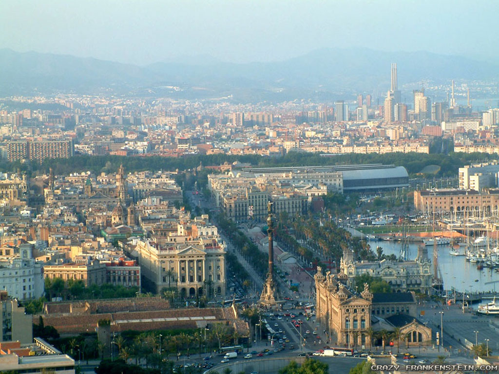 Hd Wallpaper Barcelona City - HD Wallpaper 